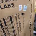 Audio-Visual Direct Frosted Glass Dry-Erase Board Set - 4' x 3' - Includes Hardware & Marker Tray (Non-Magnetic)
