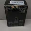 Sangcon 1000W Smoothie Blender for Kitchen, Blenders for Smoothies with (3) Cups (2) Spout Covers (1) Storage Cap (1) To-Go Cap, Portable Blender for Shakes, Ice Crushing, Frozen Drinks, Spices (Black)