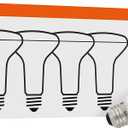 Sylvania ECO LED Light Bulb, BR30, 65W=10W, 7 Year, 650 Lumens, Frosted, Dimmable, Daylight - 4 Pack (40871)