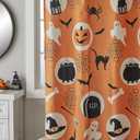 SKL Home by Saturday Knight Ltd. Spooky Good Time Shower Curtain, Multi 70.00" x 72.00"
