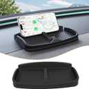 Anti-Slip Car Dash Grip Pad for Cell Phone, Keychains, Sun Glasses,Stand for Navigation Cell Phone (Black)