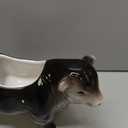Vintage Ceramic Cow Shaped Cookie Jar