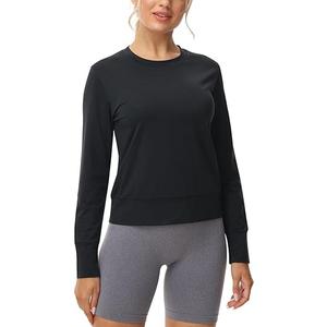 Disbest Workout Shirts for Women Long Sleeve S