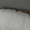 Bedsure Queen Comforter Set White - Bed in a Bag Queen Size Bedding 7 Pieces, GentleSoft Pintuck Bed Set Gift for Family, Pinch Pleat All Season Comforter with Sheets, Pillowcases & Shams