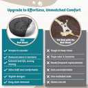 Round Dog Bed Covers Replacement Washable, Dog Bed Washable Cover, for All Shapes (Medium (Up to 36), Paw Chic)