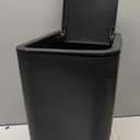 2.6 Gallon (10L) Slim Dog-Proof Trash Can with Press Pop-Up Lid - Odor-Blocking Small Garbage Can Includes 75 Trash Bags, Space-Saving Design for Bedroom, Kitchen, Bathroom & Office