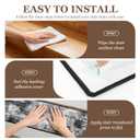 Bullnose Stair Treads for Wooden Steps,Non-Slip Carpet Stair Treads | Peel and Stick Stair Runner, Pet Friendly Indoor Stair Protectors, Soft Washable Reusable,9.5x30 14Pcs,Black