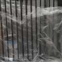 DEARBB Extra Wide Baby Gate Ultra Narrow Spacing 30.11-73.42" Pressure Mounted Double Lock Swing Auto Close Walk Through Metal Safety Pet Gate for Stairs and House Doorway Kitchen,Black 49.8-53.74"