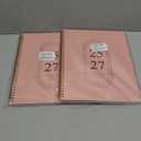 TREES Monthly Planner 2026-2027, 18 Months Planner Calendar 2026-2027, January 2026 - June 2027, 8.8"  11.4", Simple Calendar Planner Notebook with Monthly Goals for School Office Home Planning (Pink)