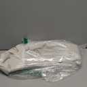 DriftAway Double Layer Linen Blackout Tie Up Curtains Thermal Insulated Fully Lined Balloon Roman Shade Bathroom Window Adjustable Rod Pocket for Small Window 45 Inch by 63 Inch Beige