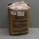 MUXHOMO 7 Pieces Queen Comforter Set, Seersucker Bed in a Bag Queen Size, All Season Luxury Bedding Set with Comforter, Flat Sheet, Fitted Sheet, Pillowcases & Shams, Beige (Queen (88"x88"))