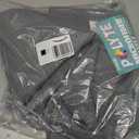 POLYTE 380 GSM Microfiber Oversize Quick Dry Lint Free Waffle Bath Towel For Body, 60 x 30 In, Set Of 2 (Gray)