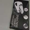 Handheld Sewing Machine: Sewing Machine for Beginners with Two Power Supply Modes,Easy to Use,Quick Stitching,Mini Portable Hand Stitching Machine with Sewing Kits for DIY,Home Travel (White)