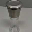 HOME EC Original Stainless Steel Salt or Pepper Grinder 1pk - Adjustable Ceramic Sea Salt Grinder or Pepper Mill - Tall Glass Spice Shaker - Spice Mill w/EBook