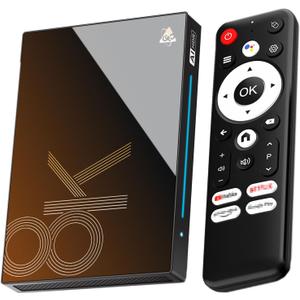 Android 14.0 H96 Max M9S RK3576 AV1 HDR TV Box 4GB RAM 32GB ROM Smart TV Box Quad-Core 8K/1000M LAN/USB 3.0/H.265/WIFI 2.4G/6.0G BT 5.4 Android Media Player