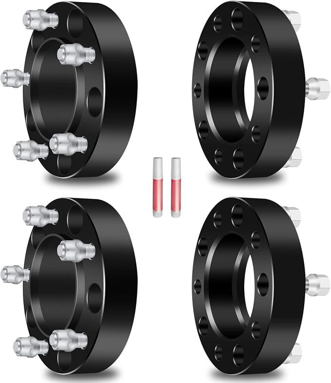 ECCPP 4PCS 1.5in 5x150 to 5x150 Wheel spacers hub centric fit for 2008-2022 for Toyota sequoia | 2007-2021 for Toyota tundra | 5 lug Wheel Spacers hub centric 5x150mm 14x1.5 studs