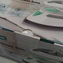 BEAUTURAL Mini Travel Steam Iron for Clothes with Dual Voltage, Temperature Control, Non-Stick Soleplate and Cord Storage, Ideal for Sewing, Quilting and Handcraft (White)