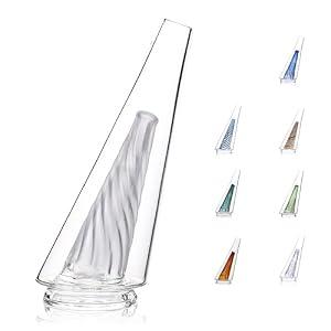 Colorful Glass Bottle, Home Glass Decorations, can Insert Dried Flowers, Small Glass vase Desktop Decorations (White)