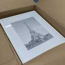 upsimples 16x20 Picture Frame, Display Pictures 11x14 with Mat or 16 x 20 Without, Wall Hanging Poster Frame, White, 1 Pack