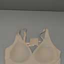 OEAK Womens Deep V Bras Wireless Comfortable Bra Supportive No Underwire Bras Tshirt Push Up Bralettes Plunge Seamless Bra (Large, Skin Color)