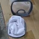 Cordless Handheld Pool Vacuum Cleaner 1110 GPH True Strong Suction 60min Run-time 40m Ultra Fine Mesh Filter for Leaves Debris,with Aluminum Pole&Angle Head for Hot Tubs,Inground &Above Ground Pools (Blue)