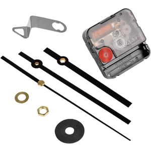 Quartz DIY Wall Clock Movement Mechanism Battery Powered Repair Parts Replacement Kit, Clock Mechanism 2/5 Inch Maximum Dial Thickness, 4/5 Inch Total Shaft Length