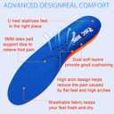 Insoles for Men and Women- Support Shock Absorption Cushioning Sports Comfort Inserts, Breathable Shoe Inner Insole for Running Walking Hiking Working(XL) (XL:Men:11.5-14|Women:12.5-14.5, Orange)
