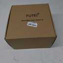 FUTEI Coffee White Decorative Throw Pillow Covers 26x26 Inch Set of 2,Soft Fluffy Faux Fox Fur Textured Euro Pillow Shams,Modern Home Decor for Couch Living Room