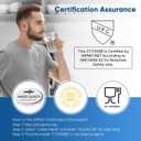 PUREPLUS 5 Micron 10" x 4.5" Whole House CTO Coconut Shell Activated Carbon Water Filter Replacement Cartridge for Dupont WFHDC8001, CB-BB-10, GE FXHTC, GXWH40L, GXWH35F, GNWH38S, CTO10BB, 2PACK