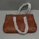 LOVEVOOK Laptop Bag for Women,15.6 Inch Laptop Tote Bag for Women,Vintage Leather Work Tote Bags Computer Business Teacher Bag,Waterproof Office Briefcase (Retro Brown)