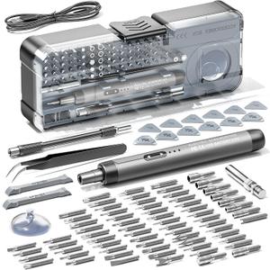 ANVANNA 88-IN-1 Mini Electric Screwdriver Set Electric Precision Tool Kit Designed for Electronics Repair and DIY Projects