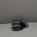 Carbon Fiber Dual Exhaust Tip 3 Inch Inlet 4 Inch Outlet Dual Carbon Fiber Exhaust Tip