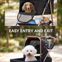 Pet Stroller for Small/Medium Dogs and Cats Up to 44lbs