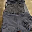 Aqua Eve Women Plus Size Tankini Swimsuit Two Piece Flowy Swimdress Bathing Suits with Shorts (Black, 18W/ 2XL)