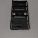 Tissuefoot - The Ultimate Tissue Box Holder: Convenient Access for Home, Office, Car, Classroom & More - Dishwasher Safe- Sturdy, Rectangular and Stylish Stabilizer! (Black)