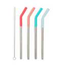 Core Home 5-piece reusable stainless steel straw set.