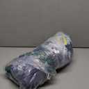 Juniors Long Floral Brocade Ball Gown W/Spaghetti Straps & Cut Out Back (18 Plus, Blue)