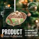 ZAGKOO Football Christmas Ornaments - Football Gifts for Boys, Foot Ball Fans, Players, Coaches - Cool Sports Christmas Ornaments Gift Exchange Ideas - Xmas Ornament Decorations 2025