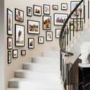 decorUhome 8x10 Picture Frame, Display Pictures 5x7 with Mat or 8x10 without Mat, Wall & Tabletop Display Photo Frame, Black, 2 Pack