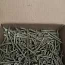 #8 * 1-5/8" Deck Screws, (377pcs) 2 lbs.Exterior Wood Screws, Rust Resistant epoxy Coated, Bronze, T20 Star Bit (Yellow)