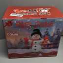 COMIN 8 FT Christmas Inflatables Outdoor Decorations Inflatable Snowman Shaking Hand Blow-ups with Built-in LEDs for Yard Party Lawn Decor