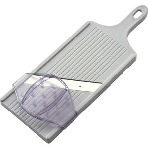 Suncraft BS-271 Cabbage Slicer, Julienne, 0.04 inch (1 mm), Fluffy Shop Finish, Wide 5.5 inches (14 cm), Wide with Safety Holder, Made in Japan, White