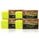 2-Pack, 4 Lemon Half Bar Soaps That Combine into 2 Full Lemon Verbena Bars, Shea Butter, Olive Oil, Aromatic Scented Lemongrass, Vegan Bath Soap for Men and Women