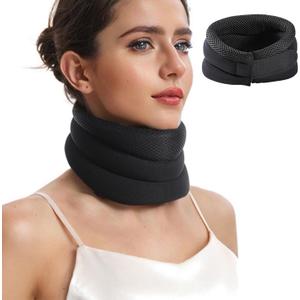 KKINYAS Neck Support for SnoringBreathable Anti-Snoring Neck BraceAdjustable Soft Foam Support  Perfect for Sleep, Home, Travel & Office (Men & Women)