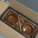 LE TAUCI French Onion Soup Bowls, 16 Ounces Ceramic Soup Bowls with Handles for Soup, Cereal, Chilli, Beef Stew, Soup Crocks Oven Safe and Stackable, Set of 4