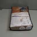 Terracotta/Burnt Orange Thick Linen Curtains 96 Inch Length 2 Panels Set for Living Room, Retro Country Boho Rust Pleat Memory Shape Curtains&Drapes Light Filtering Sheers Decor Curtains 8ft 2 Panels (40"W x 96"L( Pack of 2))