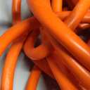Amazon Basics 100 foot 3-Prong Vinyl Indoor/Outdoor Extension Cord - 10 Amps, 1250 Watts, 125 VAC - Orange