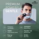 Panasonic Electric Razor for Men, Electric Shaver for Men, ARC5 with Premium Automatic Cleaning and Charging Station, Wet Dry Shaver, Cordless Razor, with Pop-Up Trimmer ES-LV97-K, Black