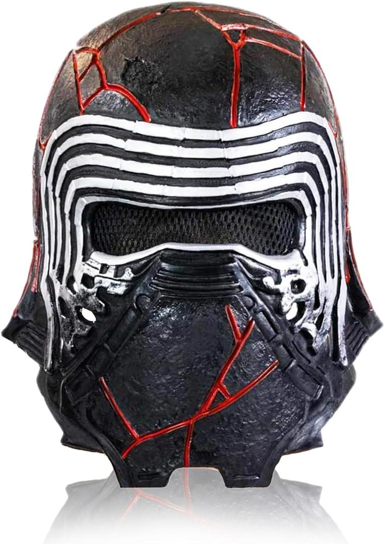 Kylo Ren Helmet Darth Vader Mask Black Series Helmet Death Troopers Helmet SW Halloween Cosplay Costume Props, Latex