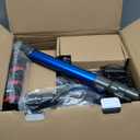 DEVOAC V90 Cordless Vacuum Cleaner, Up to 45mins Runtime, 40KPa Powerful Suction, 60dB Ultra Quiet, 6 in 1 Cordless Stick Vacuum Cleaner for Hard Floor, Carpet, Pet Hair(Blue)